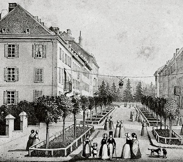 Rue de la Promenade，1848年