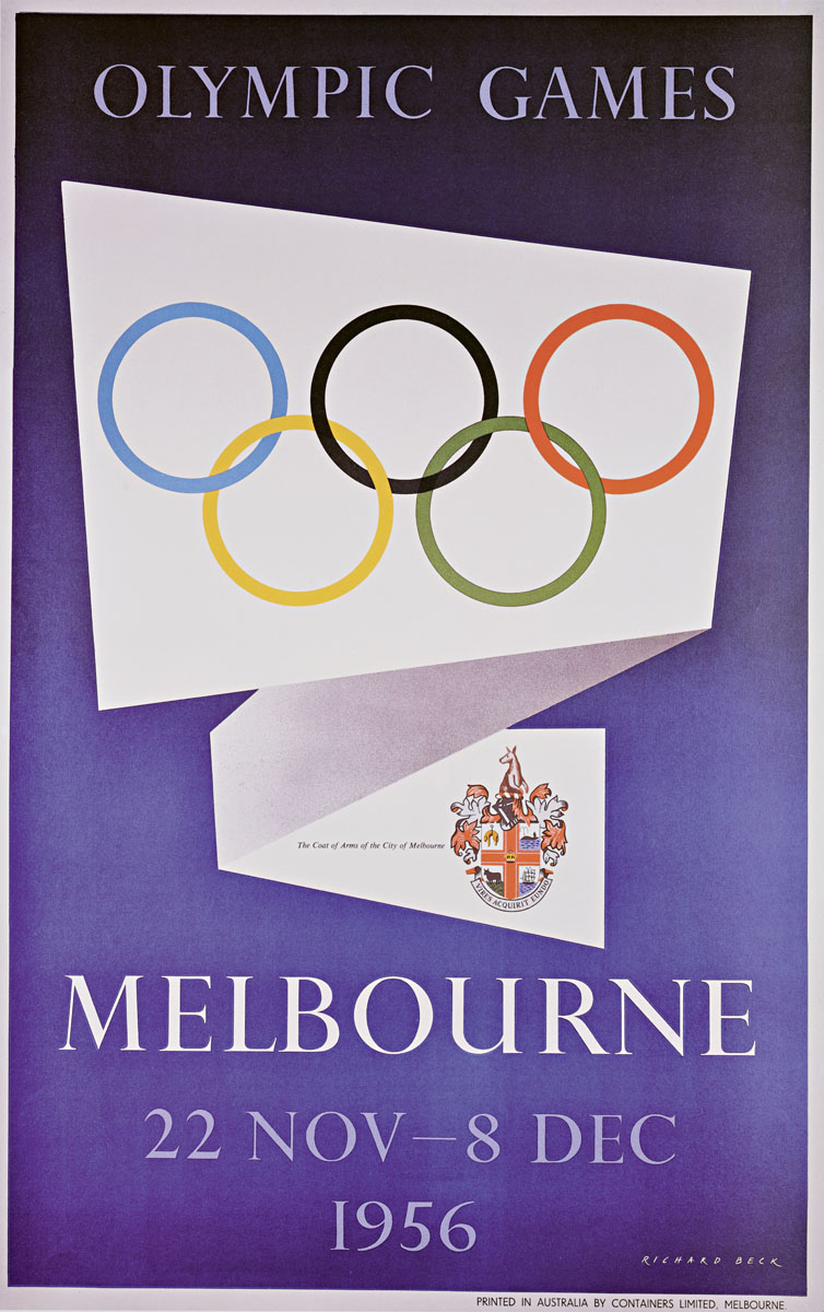 1956年墨尔本奥运会海报