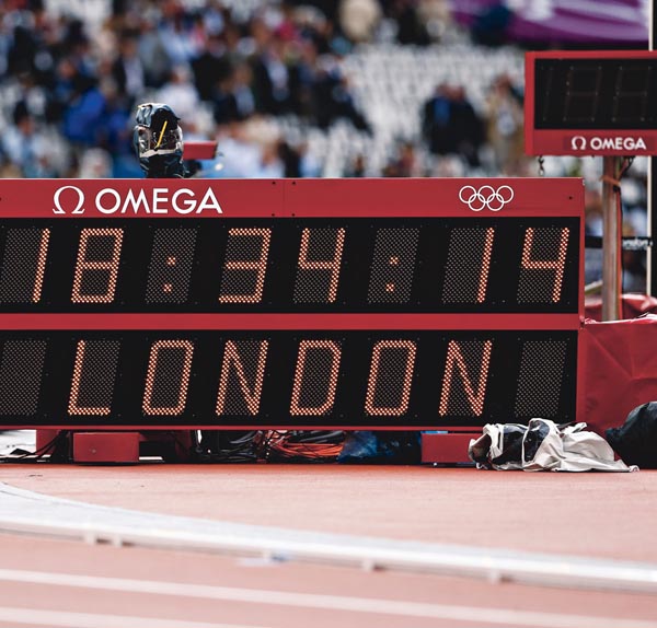 欧米茄计时设备亮相2012年伦敦奥运会