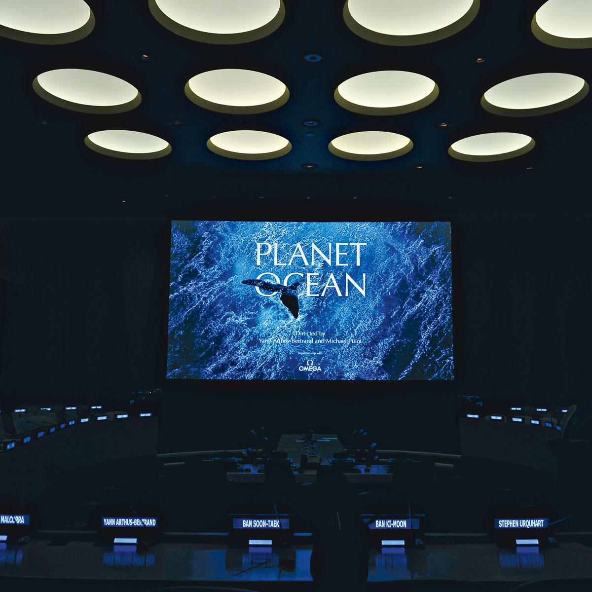 《海洋宇宙》在联合国上映，纽约