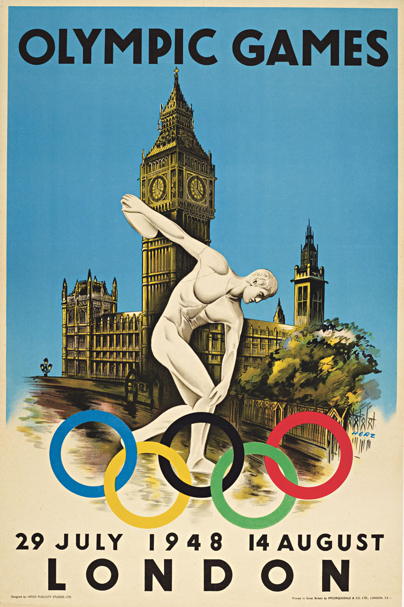 1948年伦敦奥运会海报