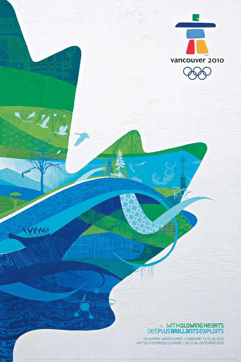 2010年温哥华冬奥会海报
