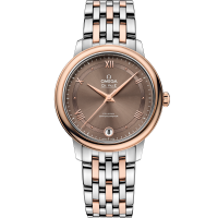 32.7毫米, 精钢-红金表壳 搭配 精钢-红金表链