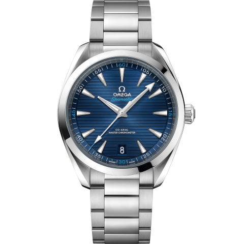 海马系列 AQUA TERRA 150米腕表 41毫米, 精钢表壳 搭配 精钢表链 - SKU码 220.10.41.21.03.001