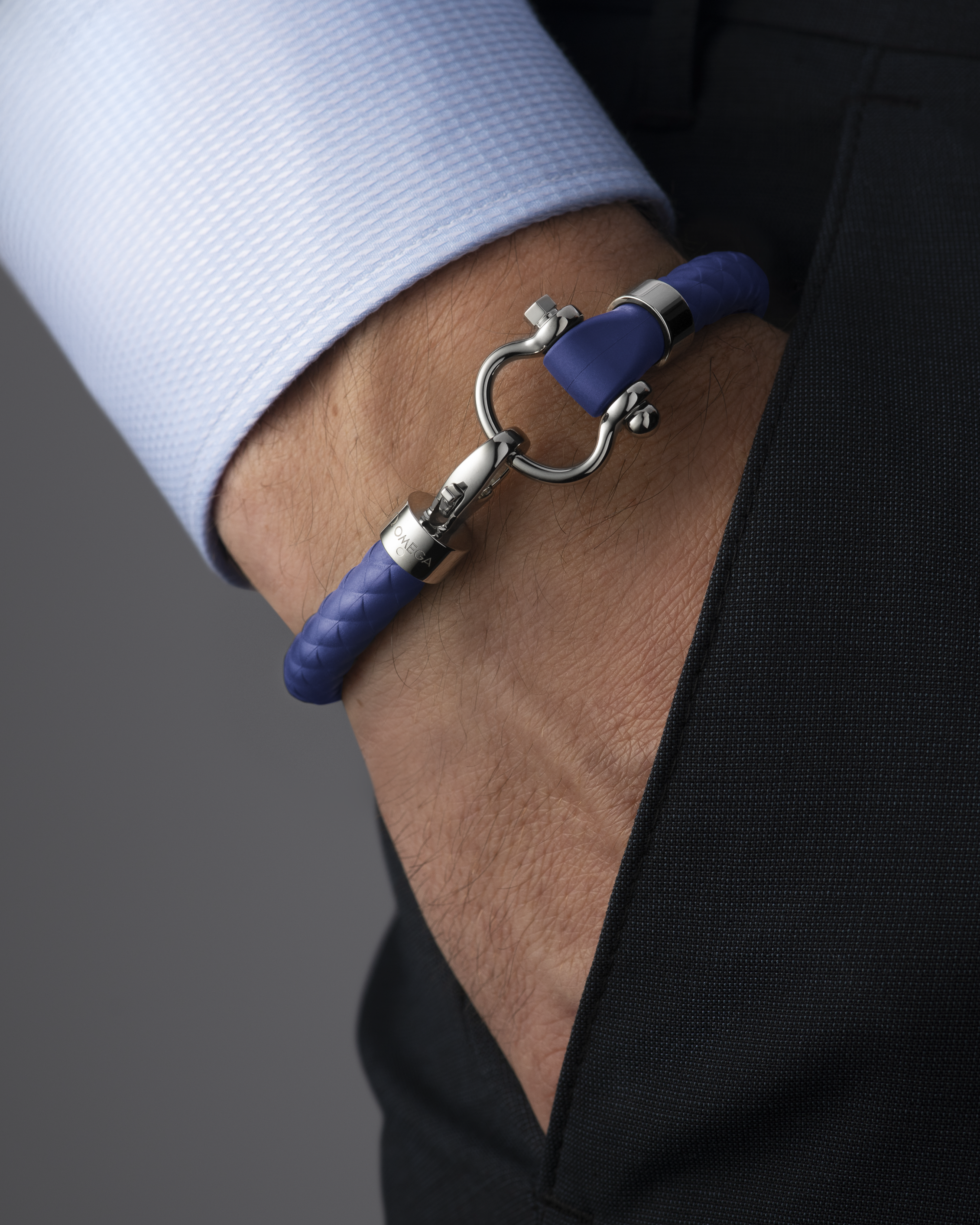 欧米茄Aqua系列 Sailing 手链, 橡胶, 精钢 - B34STA050950X - 影像 2