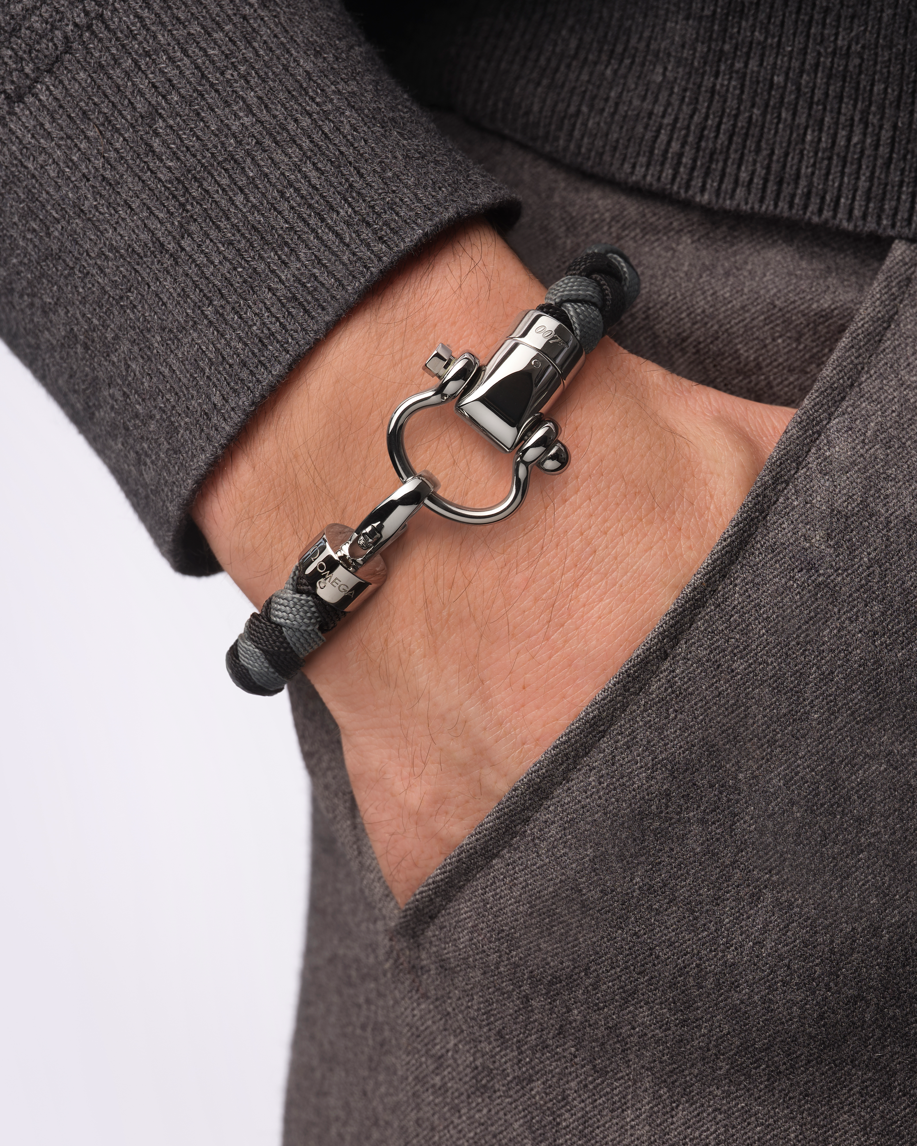 欧米茄Aqua系列 Sailing 手链, 尼龙, 精钢 - BA02CW000010X - 影像 2