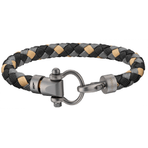 欧米茄Aqua系列 手链, 彩色尼龙纤维编织手链, 钛金属 - BA02CW0000203