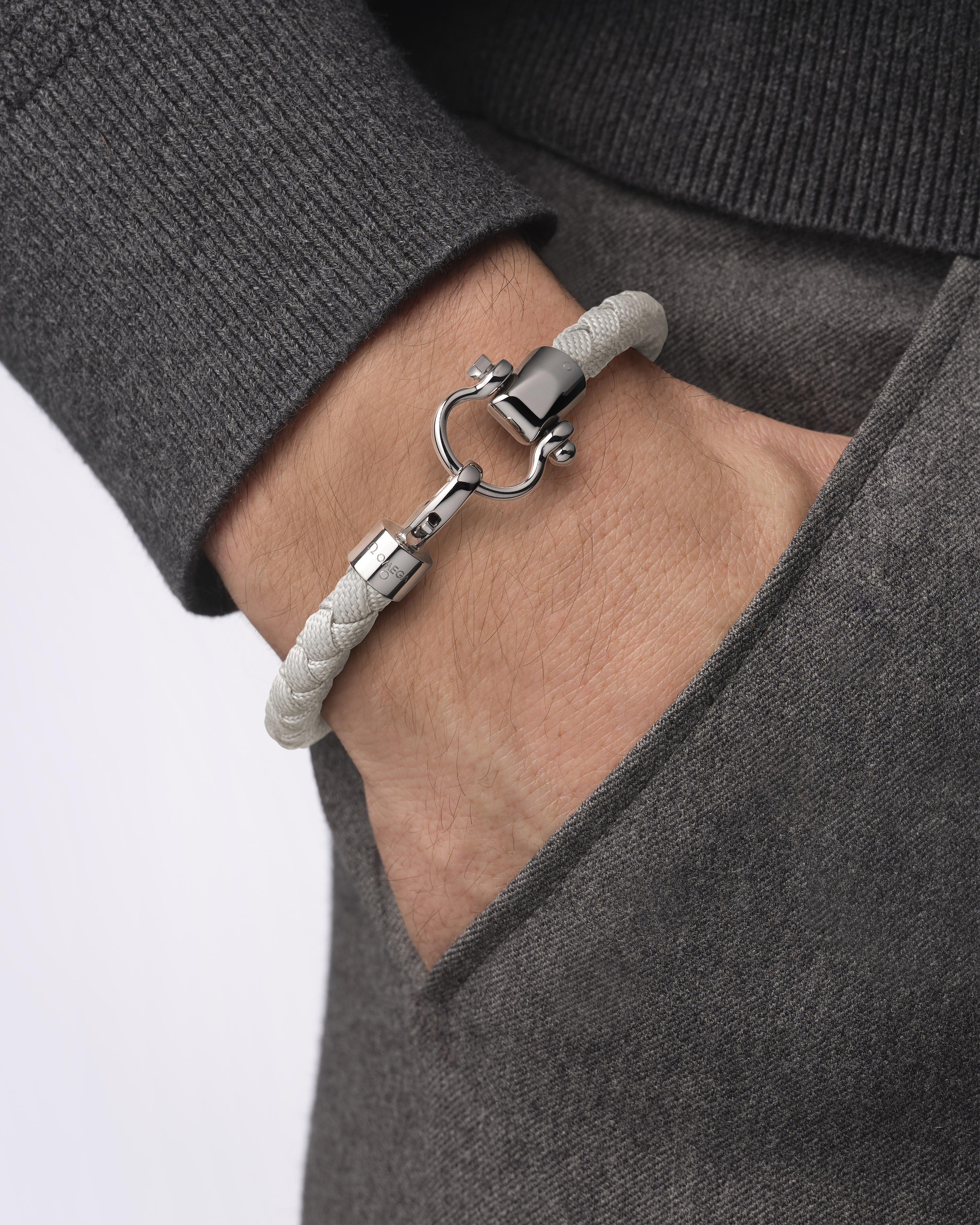 欧米茄Aqua系列 Sailing 手链, 尼龙, 精钢 - BA05CW00004RX - 影像 2