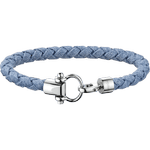 欧米茄Aqua系列 Saili<span class="nowrap">ng</span> 手链, 牛仔布, 精钢 - BA05CW00007RX