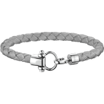 欧米茄Aqua系列 手链, 灰色尼龙纤维编织手链, 精钢 - BA05CW00009R2