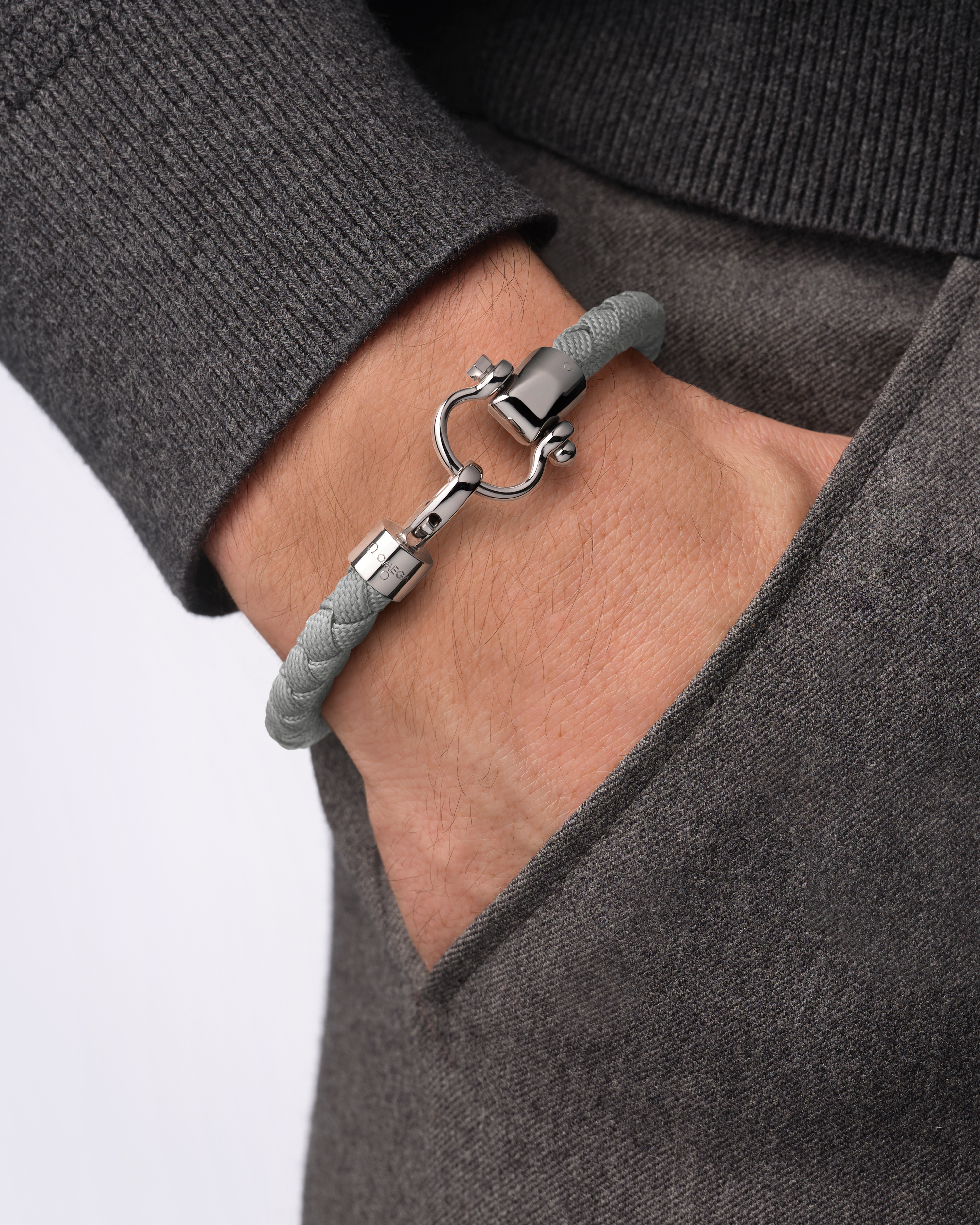 欧米茄Aqua系列 Sailing 手链, 尼龙, 精钢 - BA05CW00009RX - 影像 2