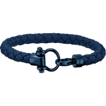欧米茄Aqua系列 手链, 蓝色尼龙纤维编织手链, 经过蓝色CVD处理的精钢 - BA05CW0001803
