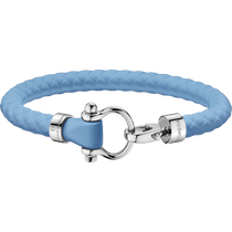 欧米茄Aqua系列 手链, 蓝色橡胶, 精钢 - BA05ST0001203