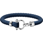 欧米茄Aqua系列 手链, 深蓝色橡胶, 精钢 - BA05ST0001303