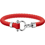 欧米茄Aqua系列 手链, 红色橡胶, 精钢 - BA05ST0001403