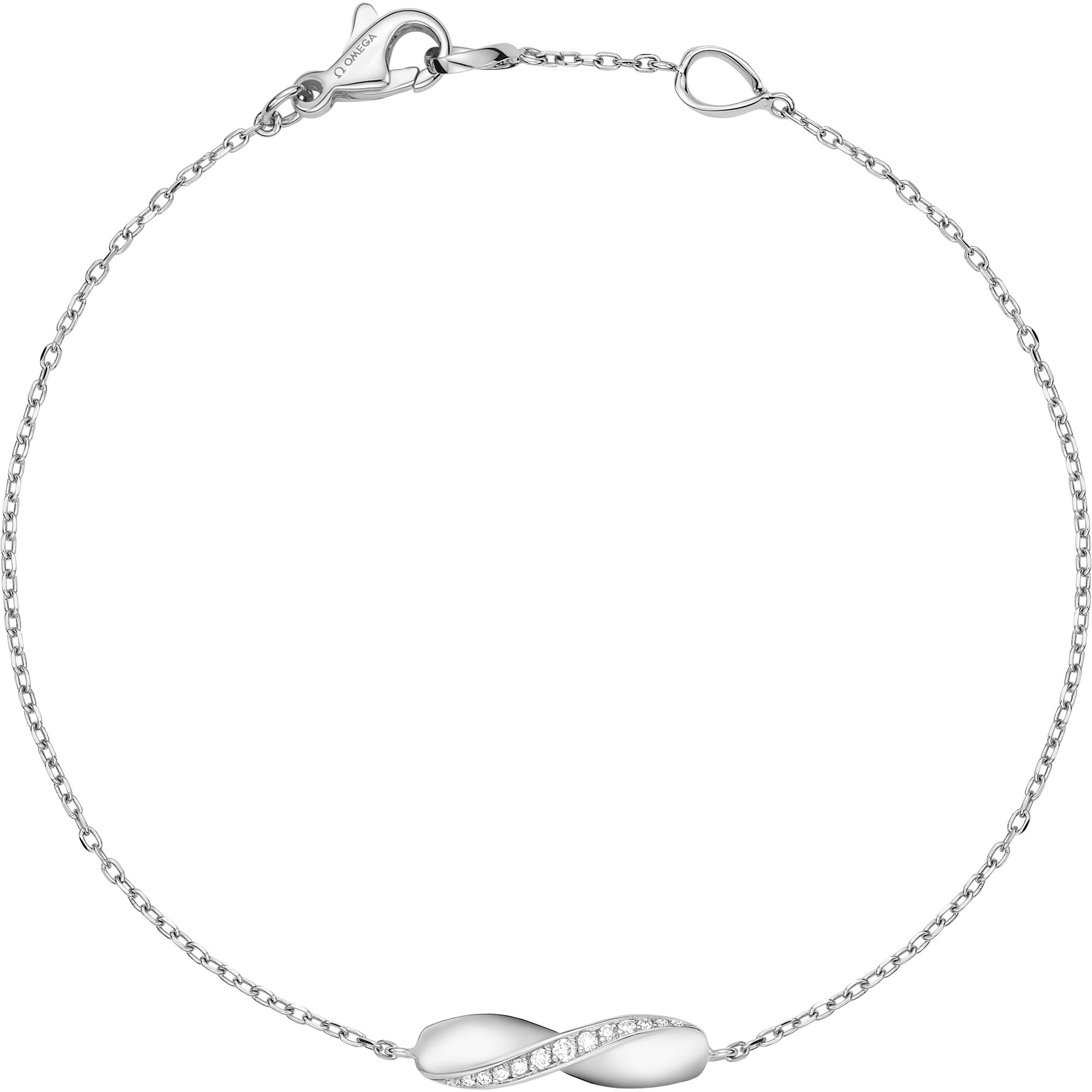 AQUA SWING系列 手链, 白色18k金, 钻石 - B605BC0100105 - 影像 1