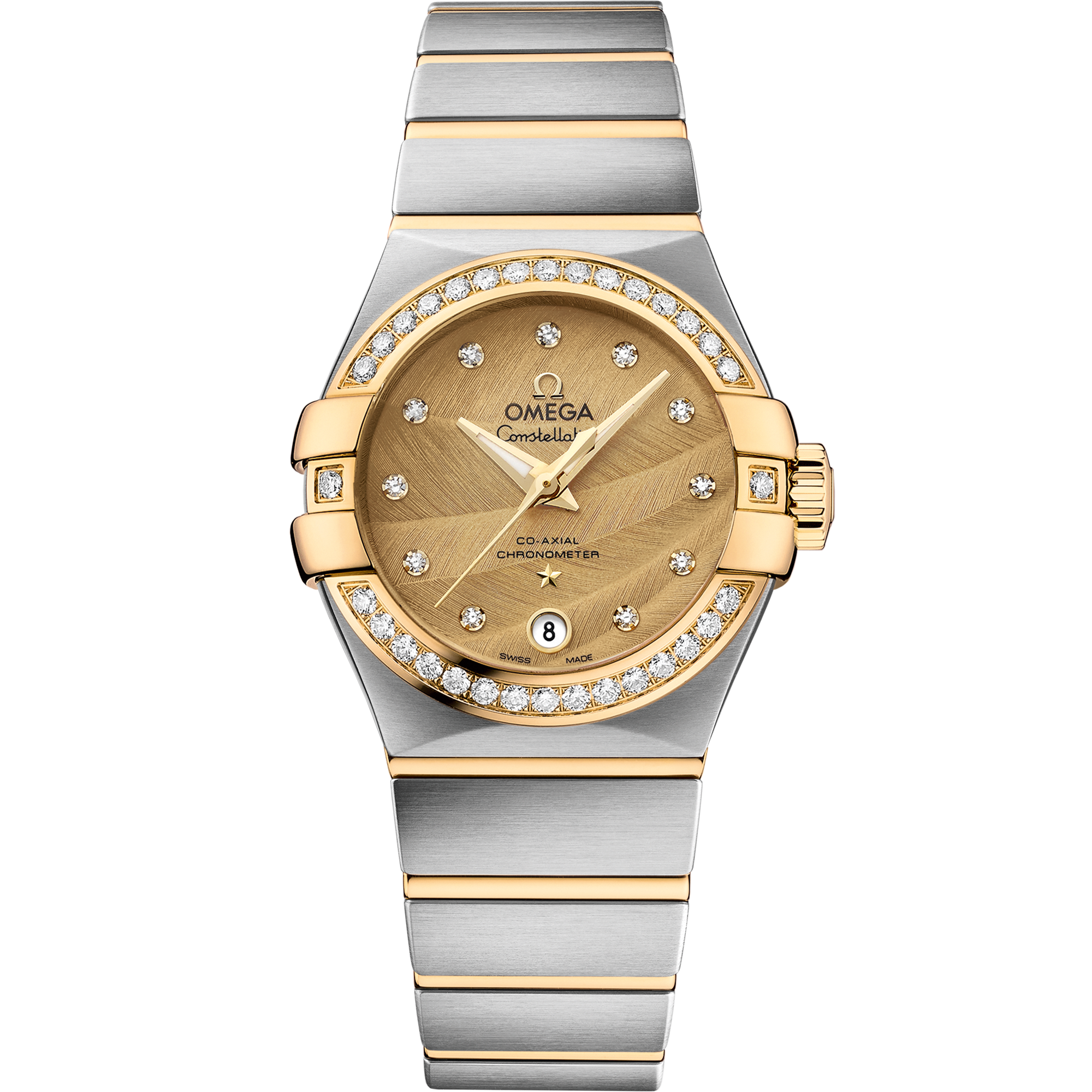 星座系列 27毫米, 精钢-黄色18 k金表壳 搭配 精钢-黄色18 k金表链 - 123.25.27.20.58.002 - 影像 1