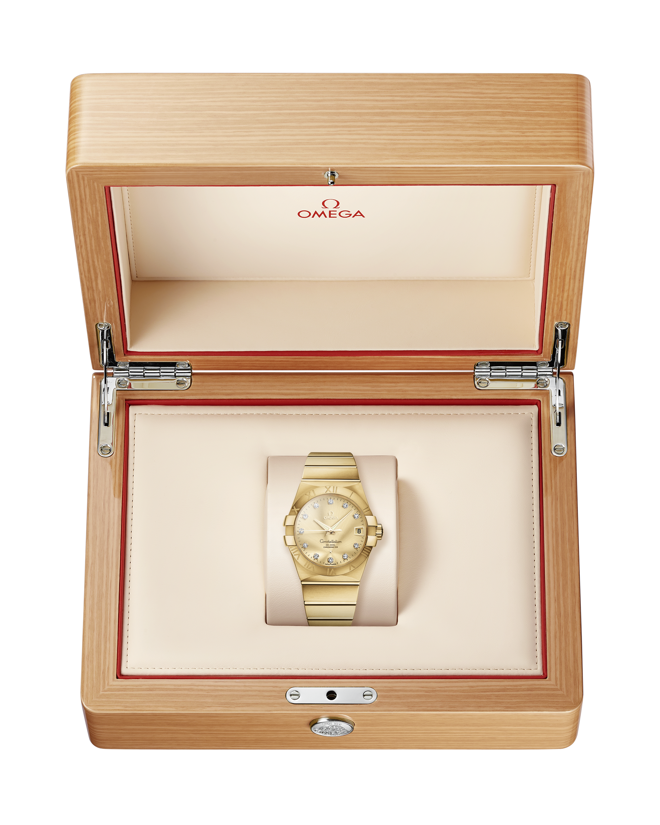 星座系列 38毫米, 黄色18 k金表壳 搭配 黄色18 k金表链 - 123.50.38.21.58.001 - 影像 2