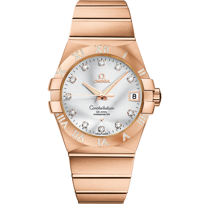 星座系列 38毫米, 红色k金表壳 搭配 红色k金表链 - 123.55.38.21.52.007 - 影像 1