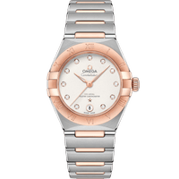 星座<span class="nowrap">系列</span> 29毫米, 精钢-Sedna™ 18k金表壳 搭配 精钢-Sedna™ 18k金表链 - 13120292052001