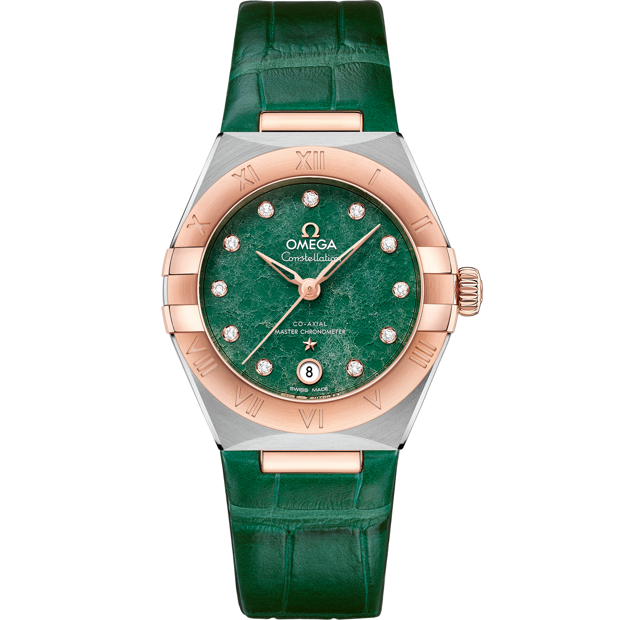 星座系列 29毫米, 精钢-Sedna™ 18k金表壳 搭配 皮表带 - 131.23.29.20.99.001 - 影像 1