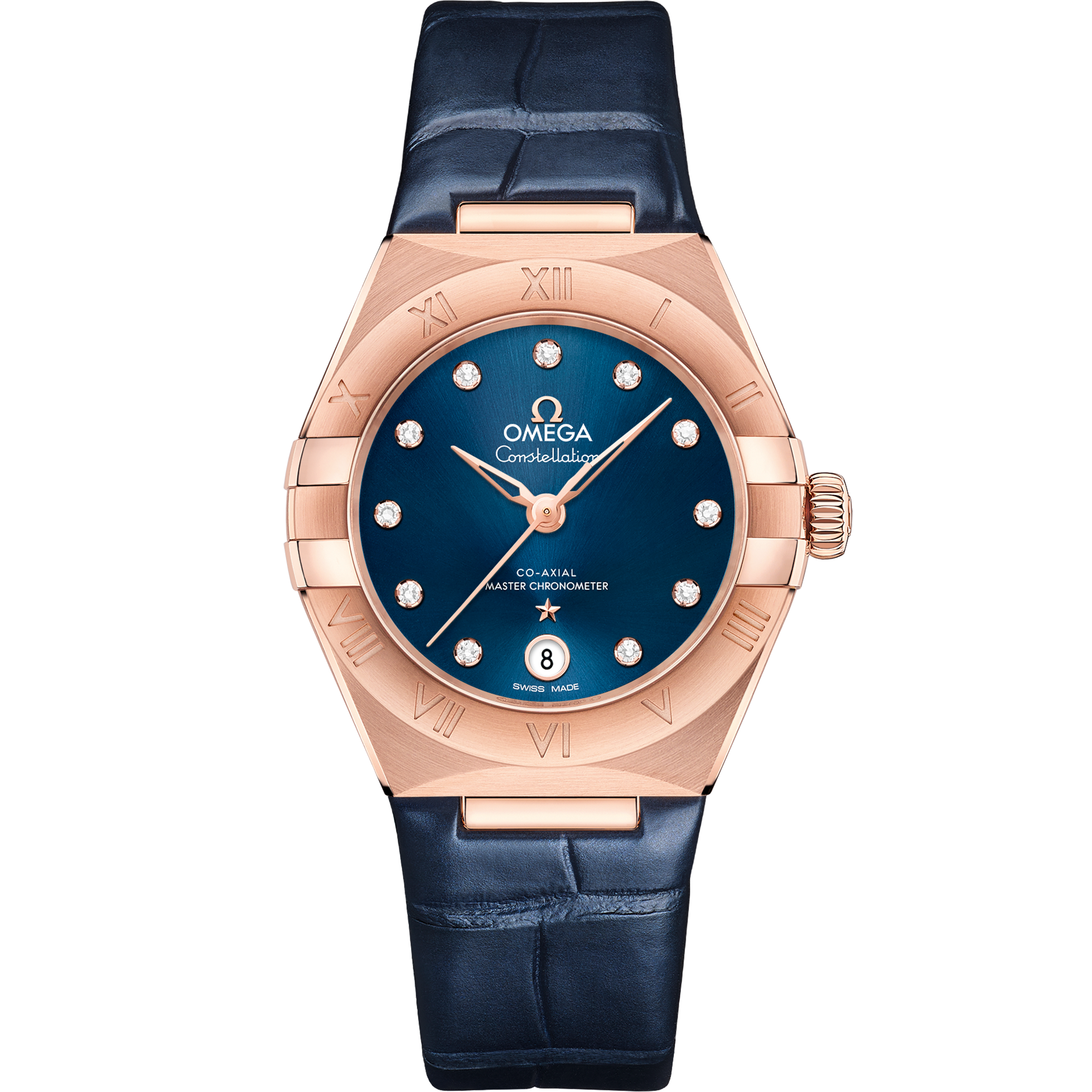 星座系列 29毫米, Sedna™ 18k金表壳 搭配 皮表带 - 131.53.29.20.53.002 - 影像 1