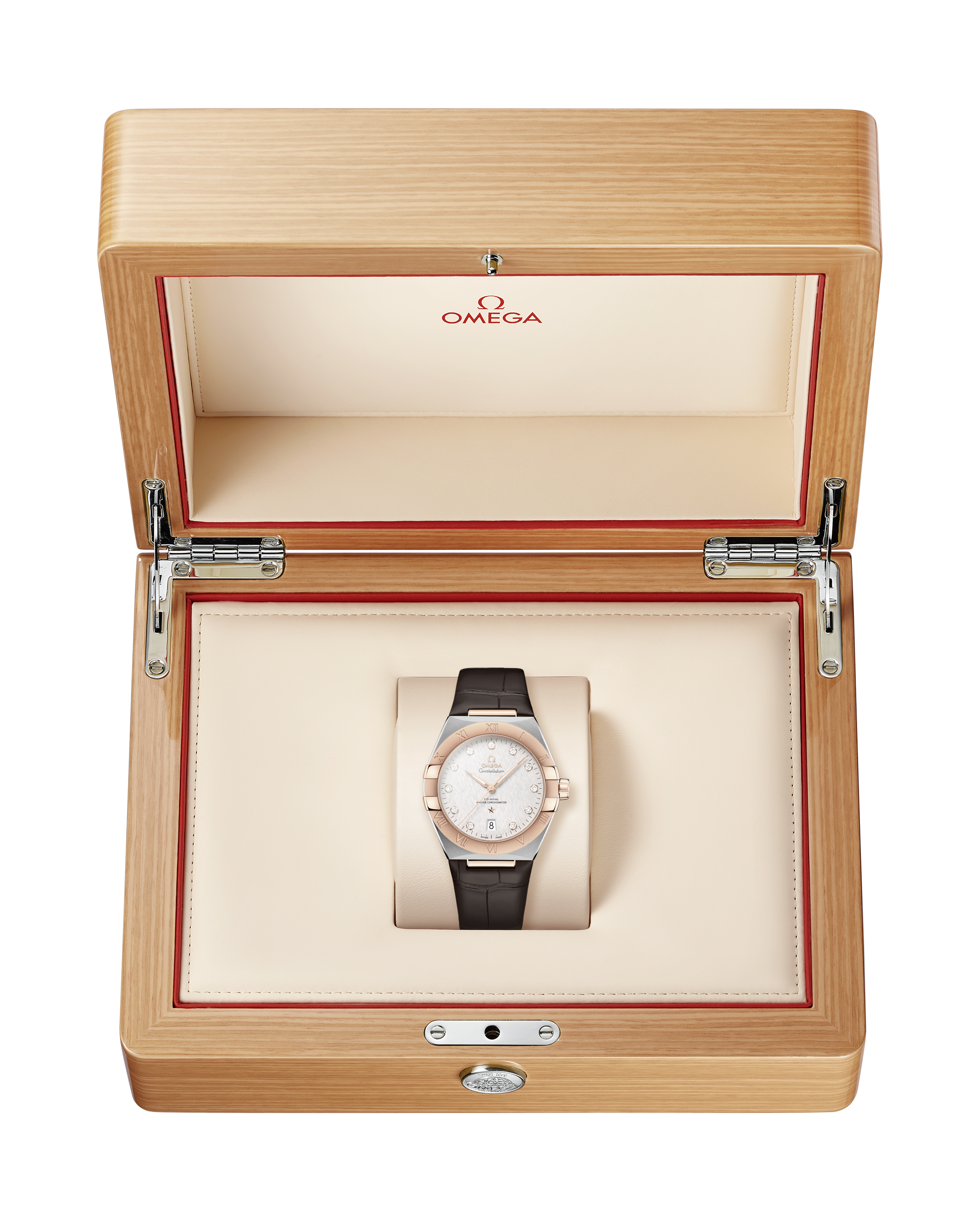 星座系列 39毫米, 精钢-Sedna™ 18k金表壳 搭配 皮表带 - 131.23.39.20.52.001 - 影像 3