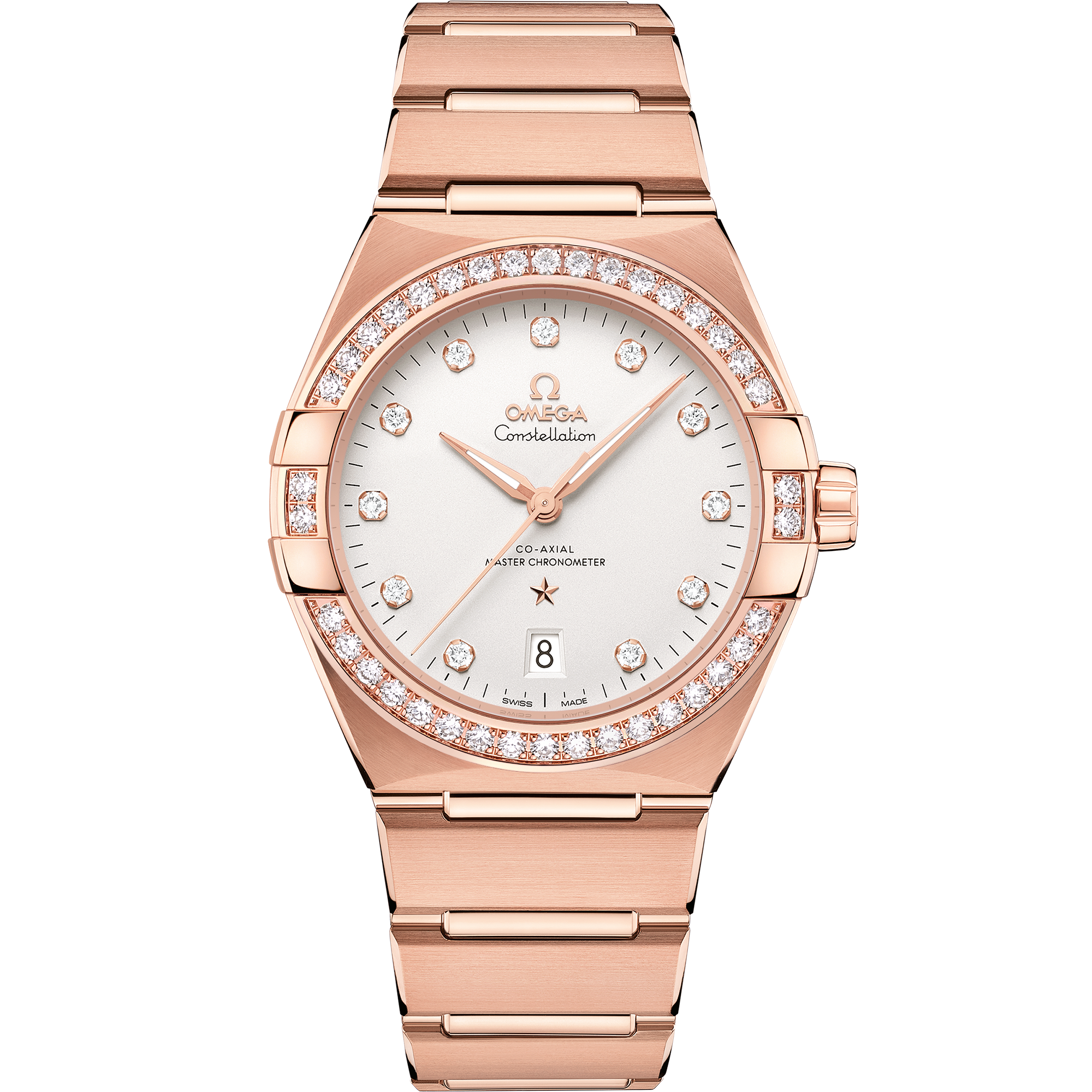 星座系列 39毫米, Sedna™ 18k金表壳 搭配 Sedna™ 18k金表链 - 131.55.39.20.52.001 - 影像 1