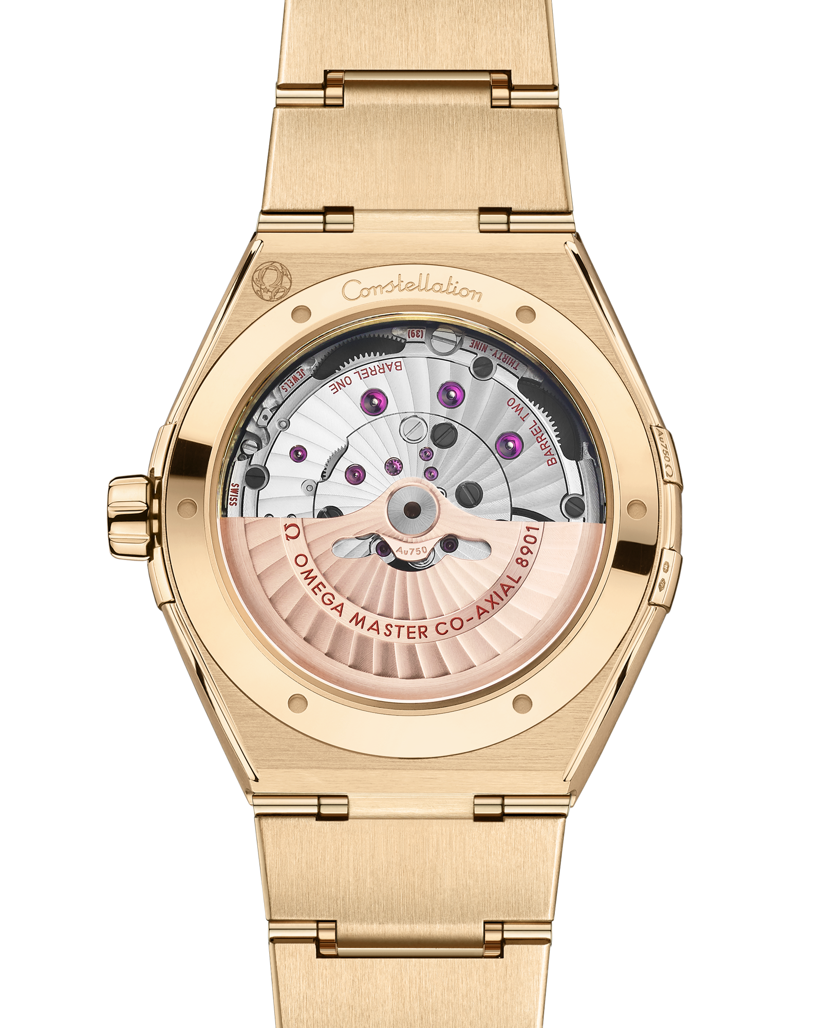 星座系列 41毫米, Moonshine 18k金表壳 搭配 Moonshine 18k金表链 - 131.50.41.21.99.001 - 影像 2