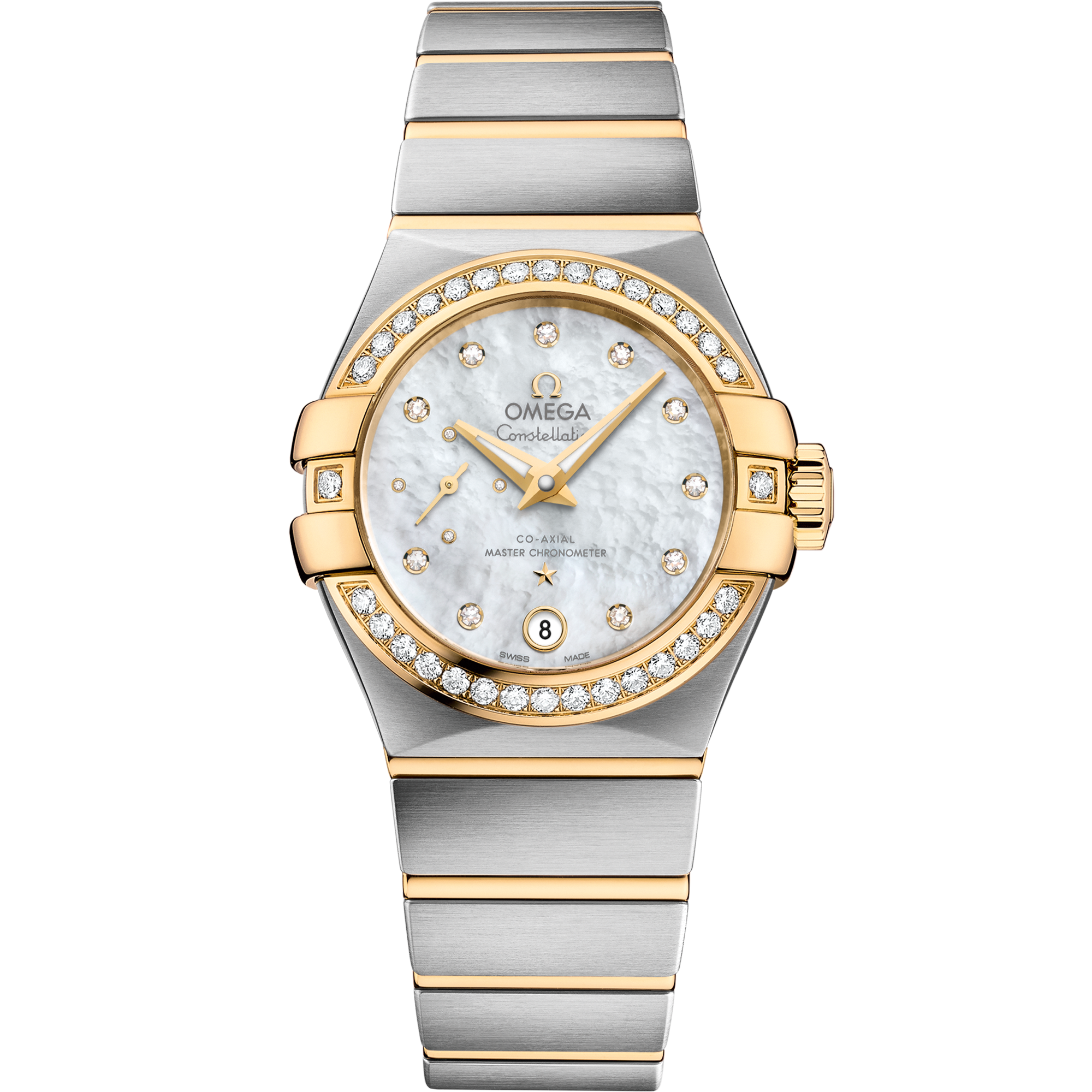 星座系列 27毫米, 精钢-黄色18 k金表壳 搭配 精钢-黄色18 k金表链 - 127.25.27.20.55.002 - 影像 1