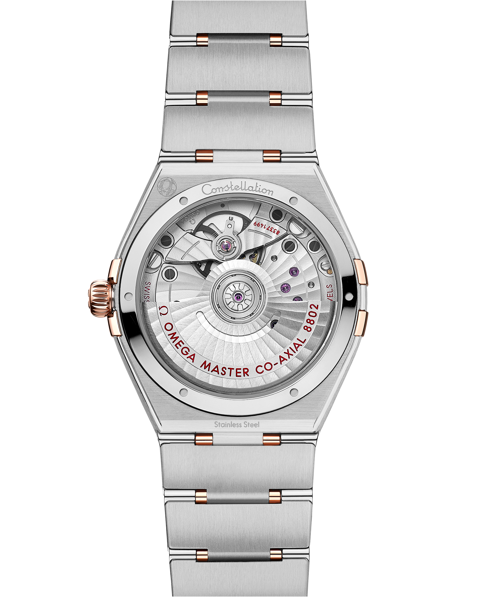 星座系列 34毫米, 精钢-Sedna™ 18k金表壳 搭配 精钢-Sedna™ 18k金表链 - 131.20.34.20.63.001 - 影像 2