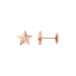 星座系列 耳环, 红色18K金, 钻石 - EA01BG0100205