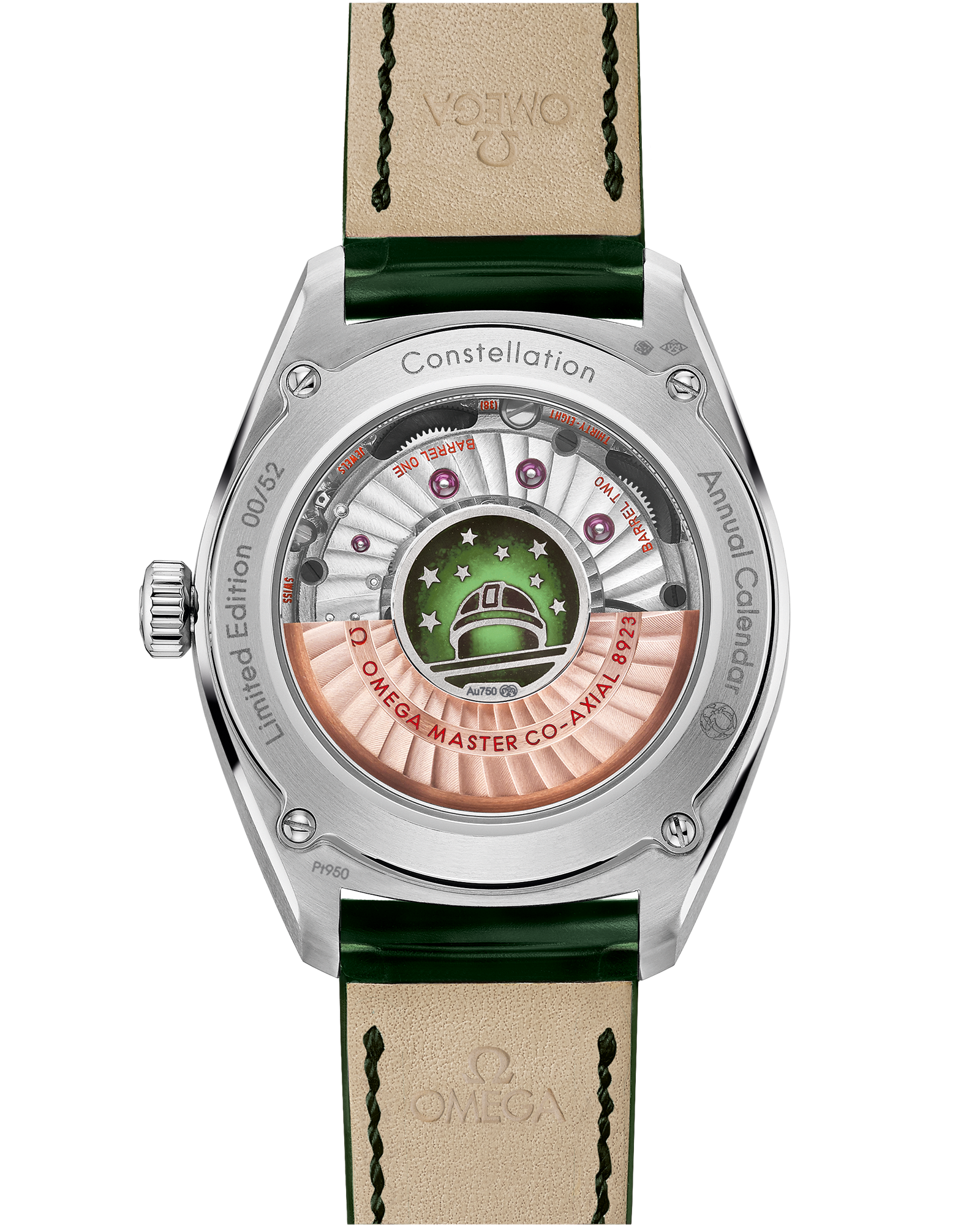 星座系列 尊霸腕表 41毫米, 铂金 搭配 皮表带 - 130.93.41.22.99.002 - 影像 2