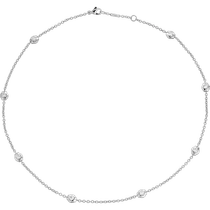星座系列 项链, 白色18K金, 钻石 - NA01BC0100105