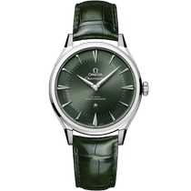 星座系列 天文台<span class="nowrap">腕表</span> 39.4毫米, O-MEGASTEEL 搭配 鳄鱼皮 - 14013392110001