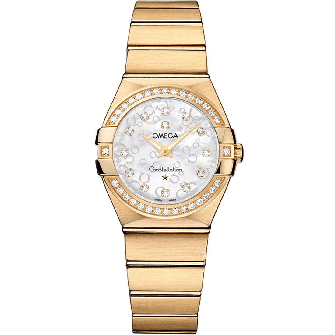 星座系列 27毫米, 黄色18 k金表壳 搭配 黄色18 k金表链 - 123.55.27.60.55.016 - 影像 1