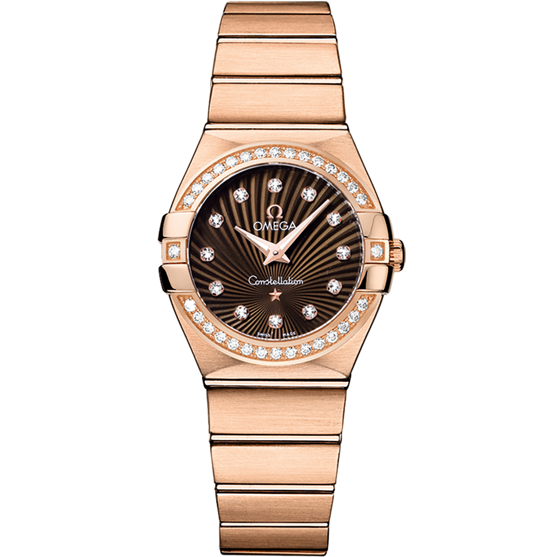 星座系列 27毫米, 红色k金表壳 搭配 红色k金表链 - 123.55.27.60.63.001 - 影像 1