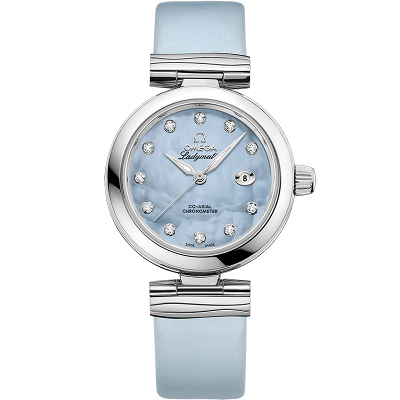 碟飞系列 Ladymatic 34毫米, 精钢表壳 搭配 皮表带 - 425.32.34.20.57.003 - 影像 1