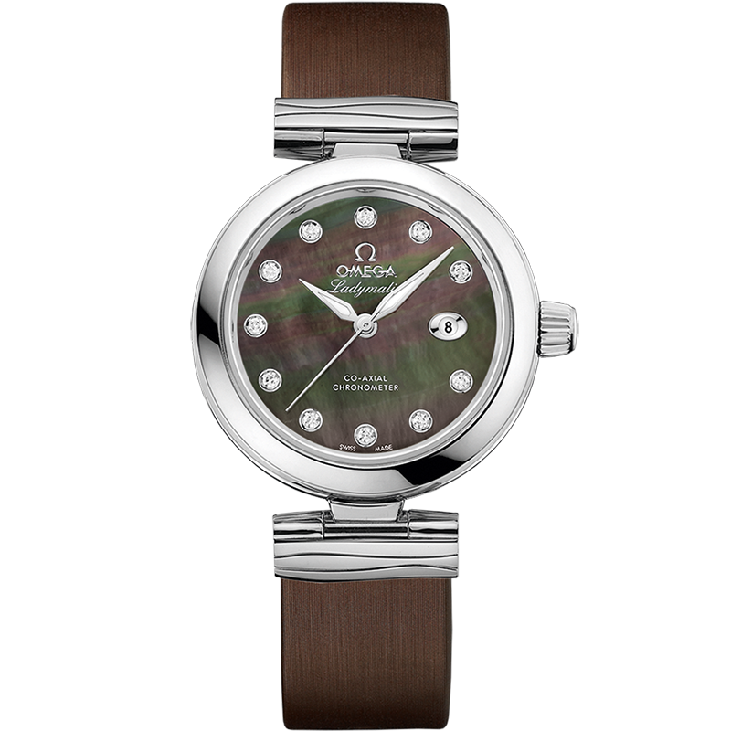 碟飞系列 Ladymatic 34毫米, 精钢表壳 搭配 皮表带 - 425.32.34.20.57.004 - 影像 1