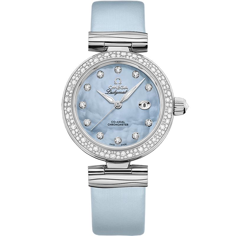 碟飞系列 Ladymatic 34毫米, 精钢表壳 搭配 皮表带 - 425.37.34.20.57.003 - 影像 1