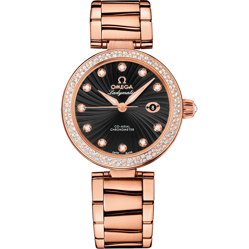 碟飞系列 Ladymatic 34毫米, 红色k金表壳 搭配 红色k金表链 - 425.65.34.20.51.001 - 影像 1