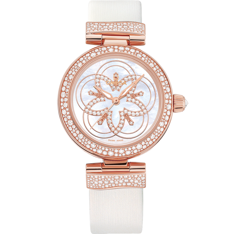 碟飞系列 Ladymatic 34毫米, Sedna™ 18k金表壳 搭配 皮表带 - 425.67.34.20.55.009 - 影像 1