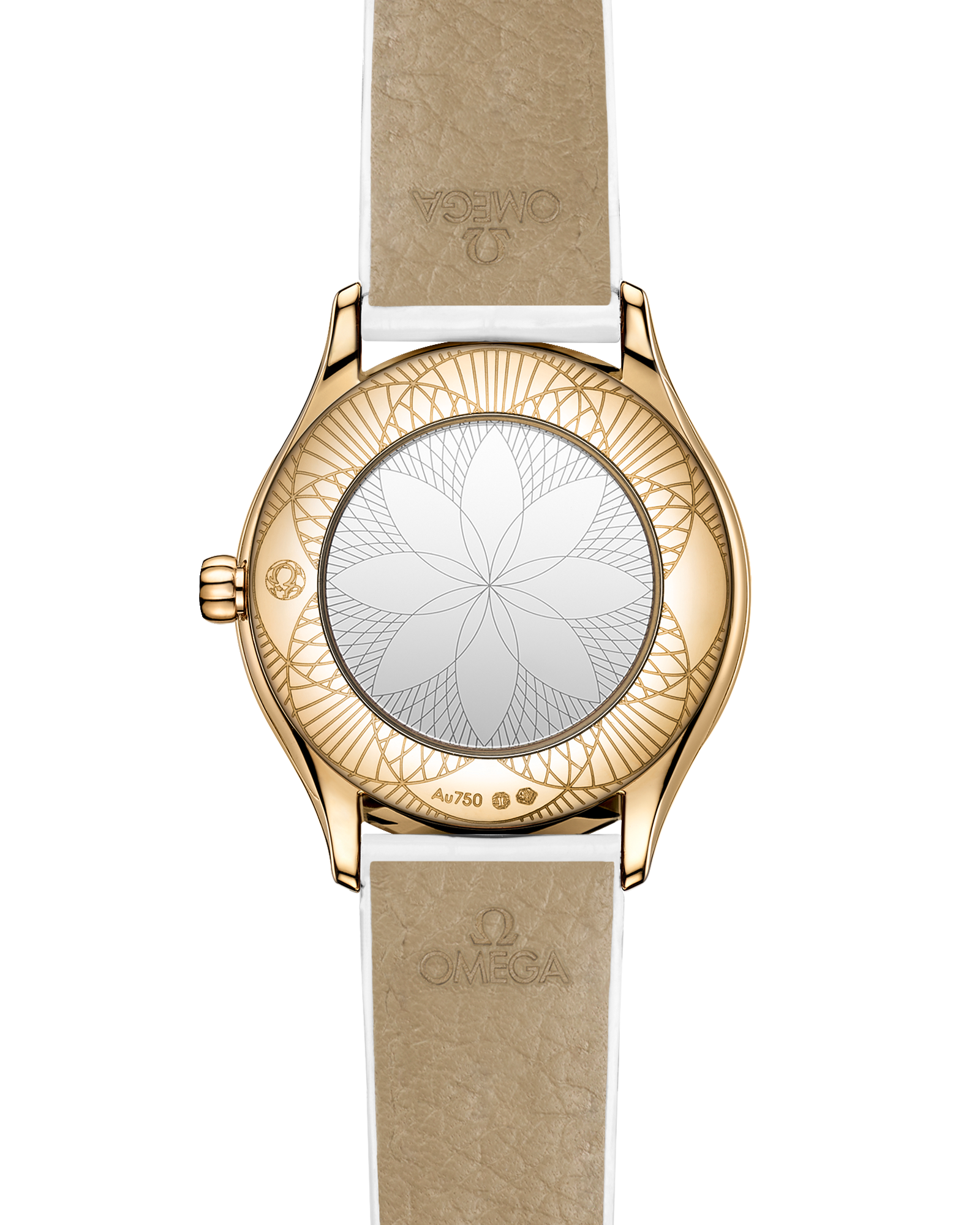 碟飞系列 Mini名典腕表 26毫米, Moonshine 18k金表壳 搭配 鳄鱼皮 - 428.58.26.60.04.001 - 影像 2