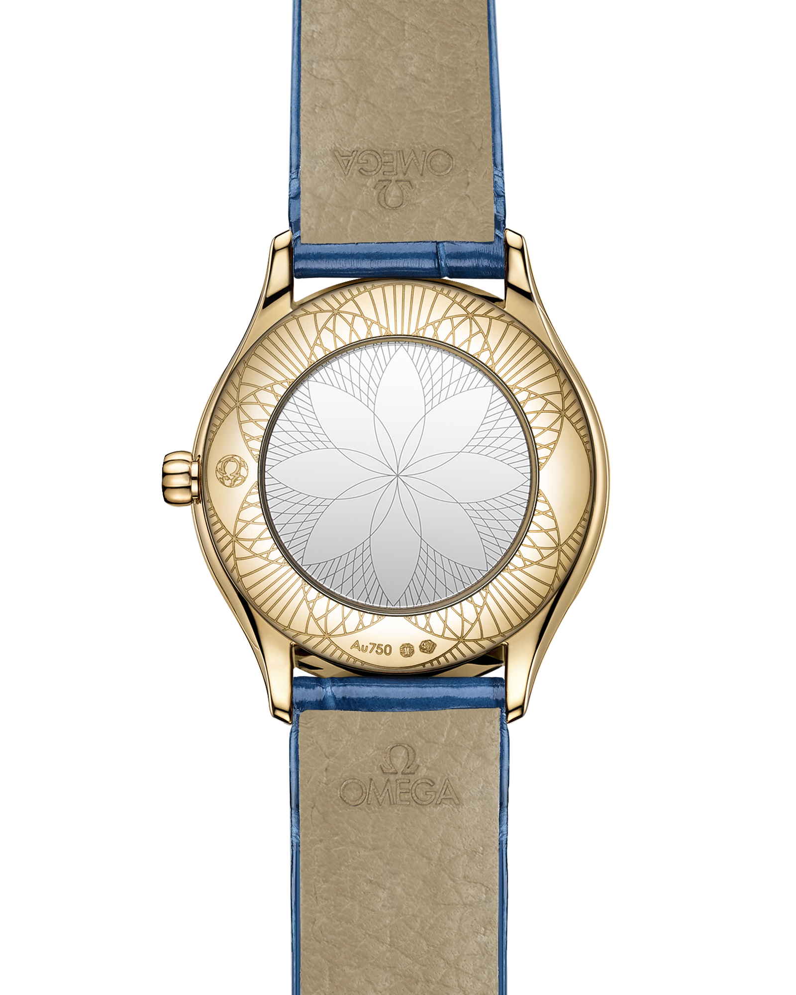 碟飞系列 Mini名典腕表 26毫米, Moonshine 18k金表壳 搭配 鳄鱼皮 - 428.58.26.60.04.002 - 影像 2