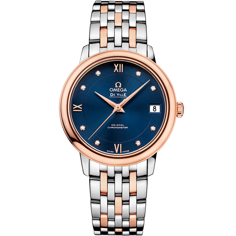 碟飞系列 典雅腕表 32.7毫米, 精钢-红金表壳 搭配 精钢-红金表链 - 424.20.33.20.53.001 - 影像 1