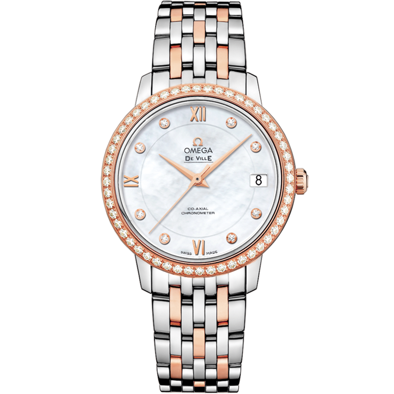 碟飞系列 典雅腕表 32.7毫米, 精钢-红金表壳 搭配 精钢-红金表链 - 424.25.33.20.55.002 - 影像 1