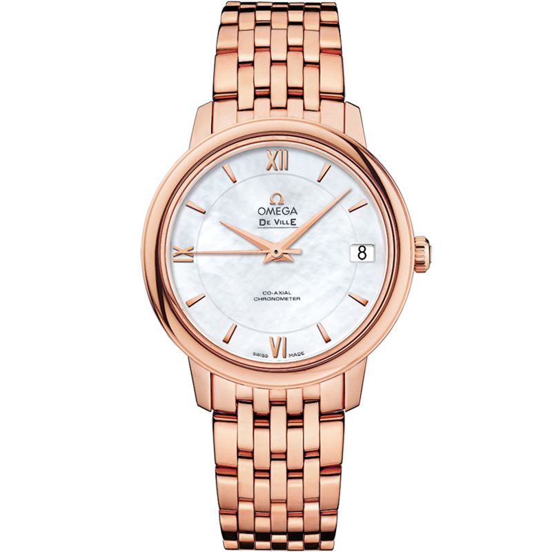 碟飞系列 典雅腕表 32.7毫米, 红色k金表壳 搭配 红色k金表链 - 424.50.33.20.05.002 - 影像 1