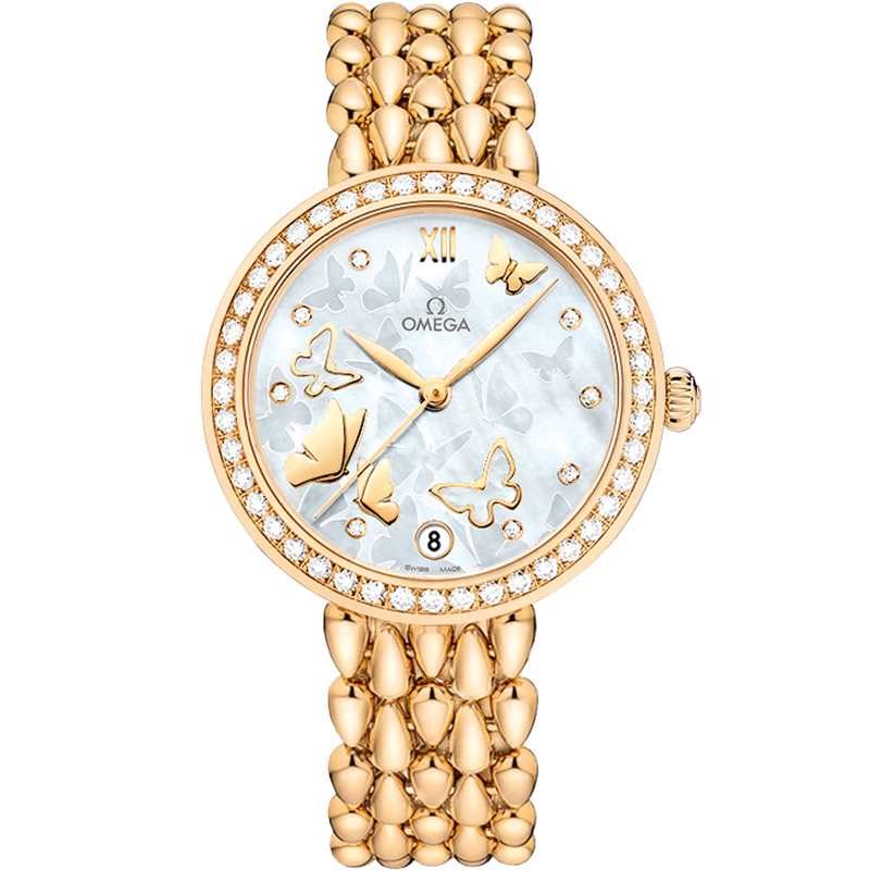 碟飞系列 典雅腕表 32.7毫米, 黄色18 k金表壳 搭配 黄色18 k金表链 - 424.55.33.20.55.008 - 影像 1