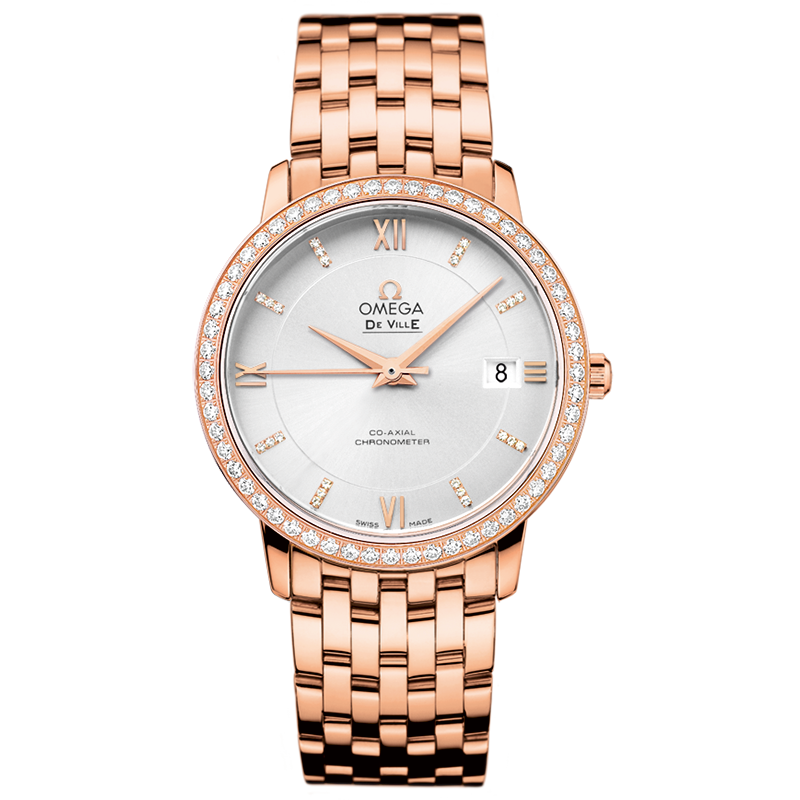 碟飞系列 典雅腕表 36.8毫米, 红色k金表壳 搭配 红色k金表链 - 424.55.37.20.52.001 - 影像 1