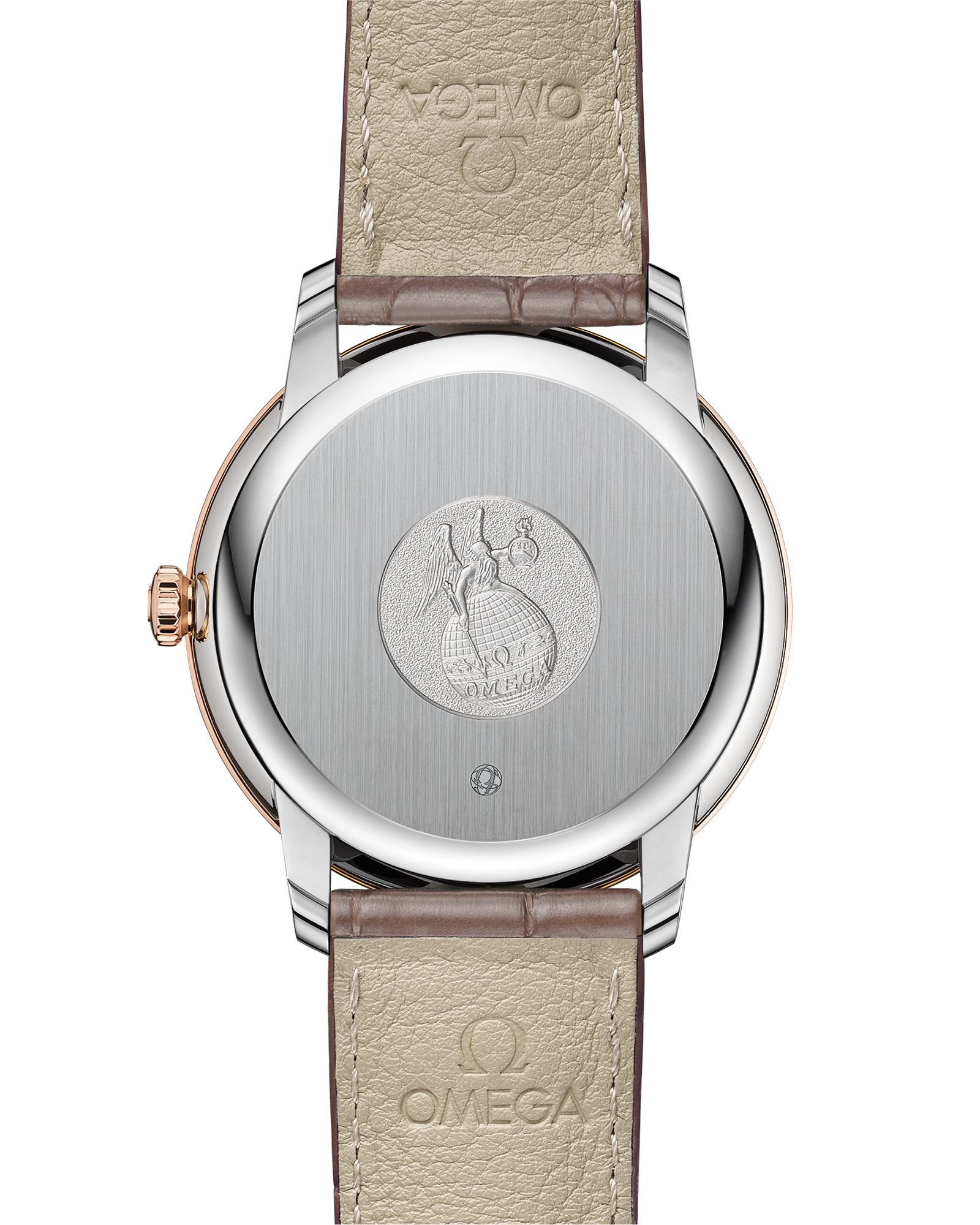 碟飞系列 典雅腕表 39.5毫米, 精钢-红金表壳 搭配 皮表带 - 424.23.40.20.02.003 - 影像 2